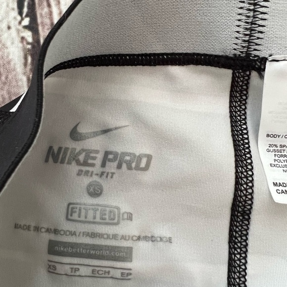 Women's Nike Pro Dri - Fit Athletic Yoga Workout Sports Gym Pants - Picture 7 of 9